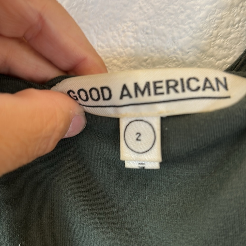Good American Olive Midi Dress Medium/2 - Picture 5 of 6